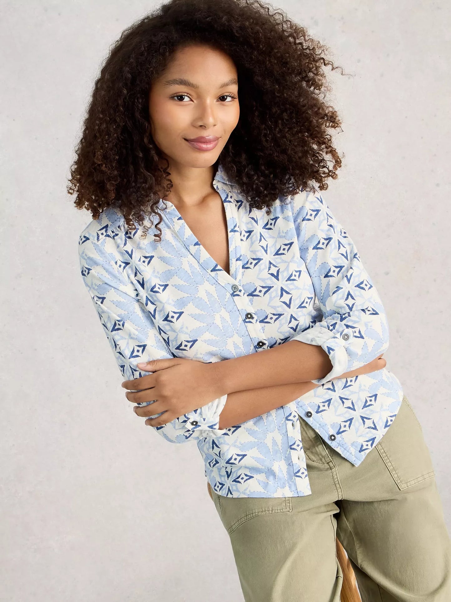 White Stuff Annie Jersey Shirt