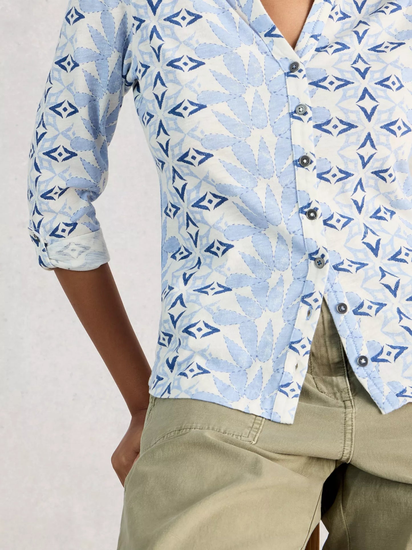 White Stuff Annie Jersey Shirt