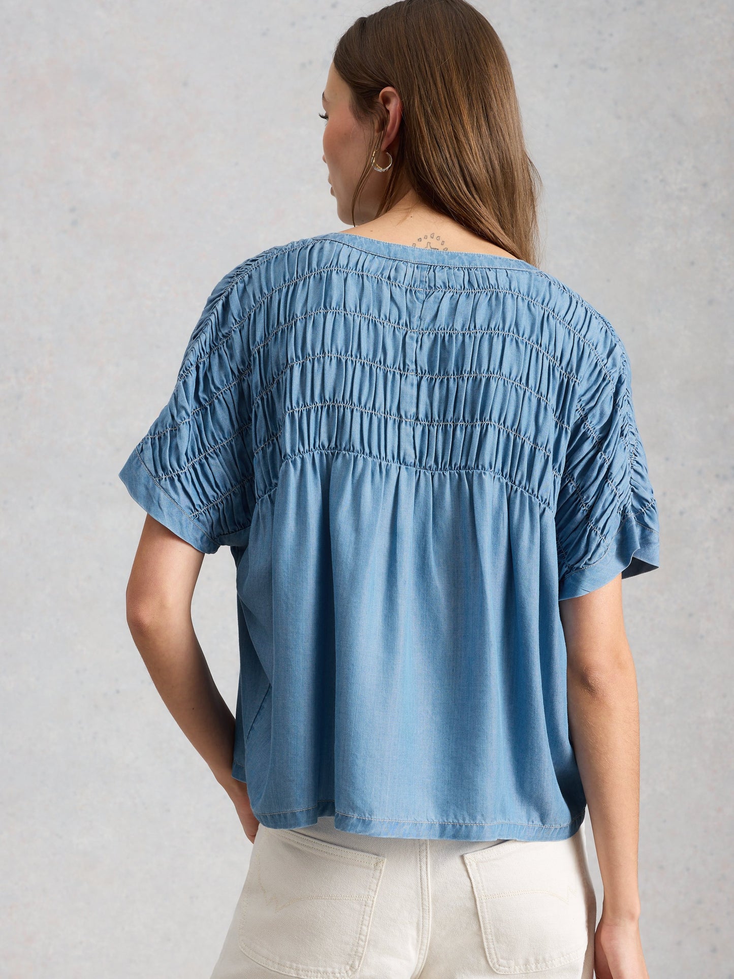 White Stuff Tammie Chambray Shirt
