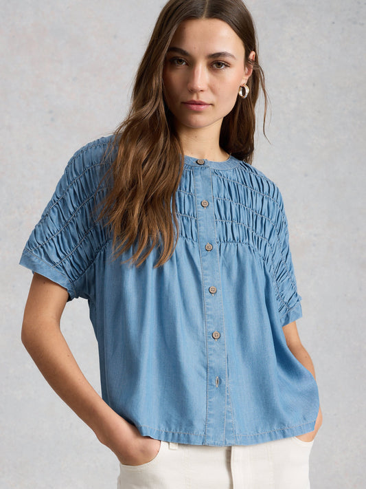 White Stuff Tammie Chambray Shirt