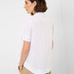 Brax Vel Short Sleeve Eyelet Blouse