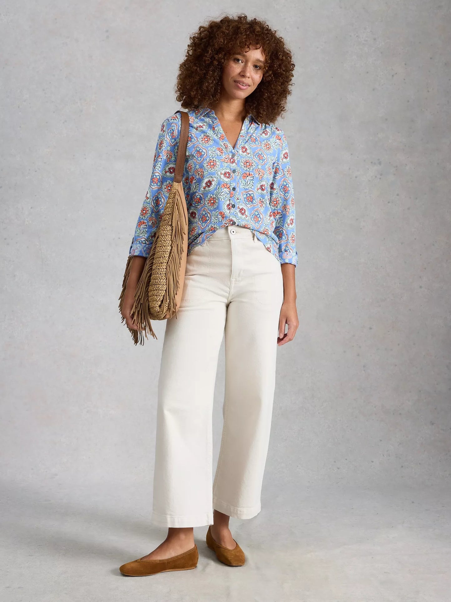 White Stuff Annie Jersey Shirt
