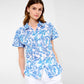 Brax Print Short Sleeve Shirt