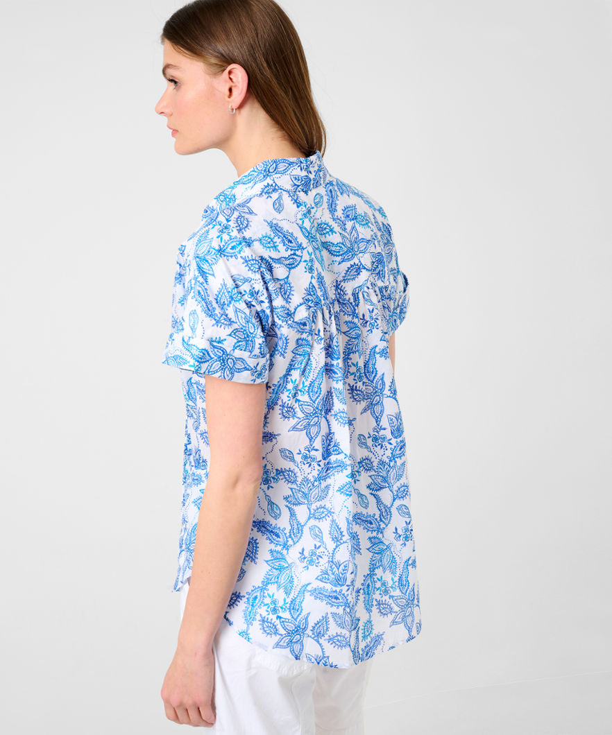 Brax Print Short Sleeve Shirt