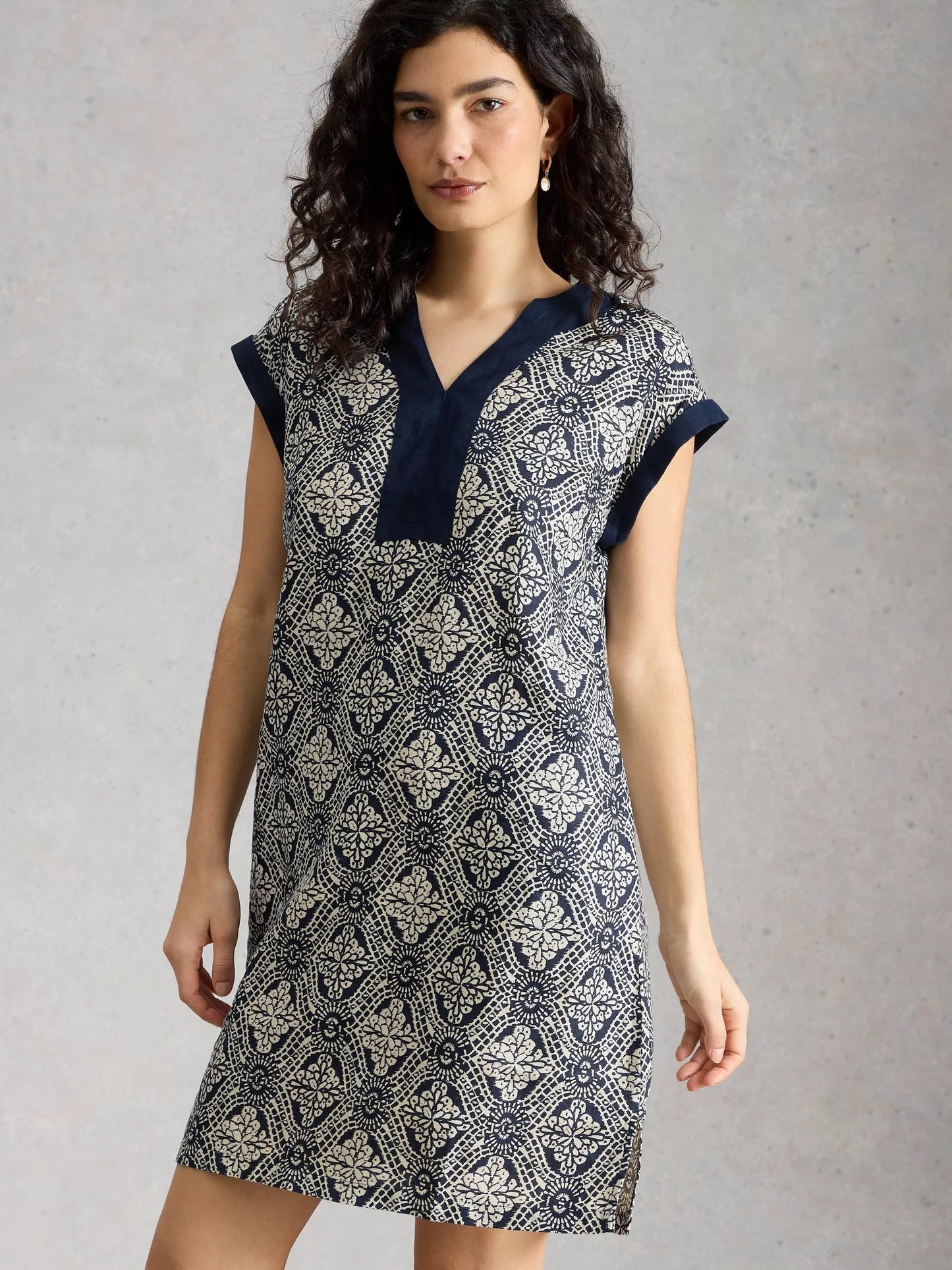White Stuff Jilly Linen Dress