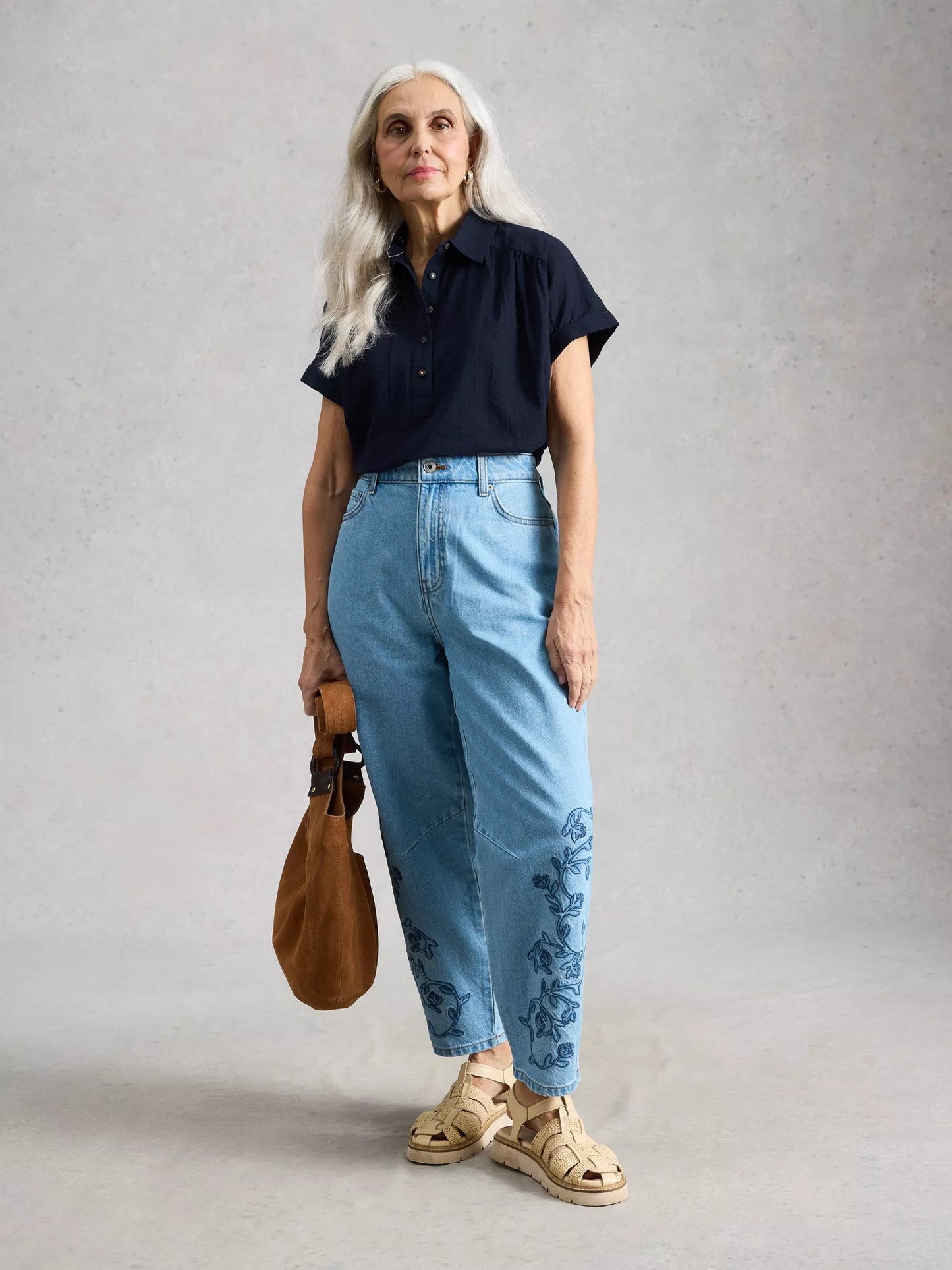 White Stuff Orla Pop Over Shirt