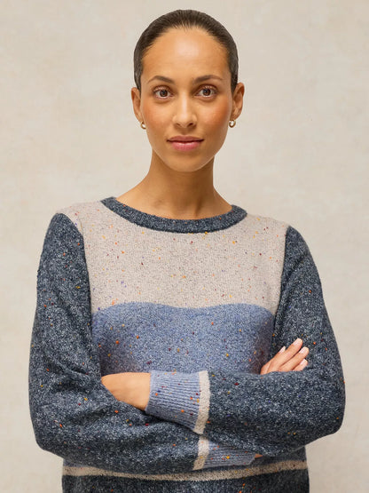 White Stuff Talia Colour Block Sweater