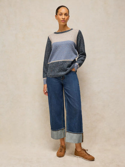 White Stuff Talia Colour Block Sweater
