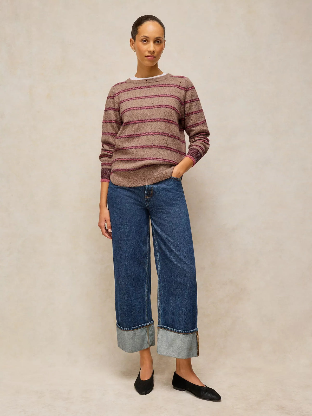White Stuff Talia Stripe Sweater