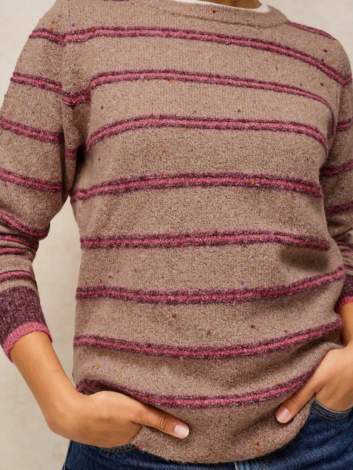 White Stuff Talia Stripe Sweater
