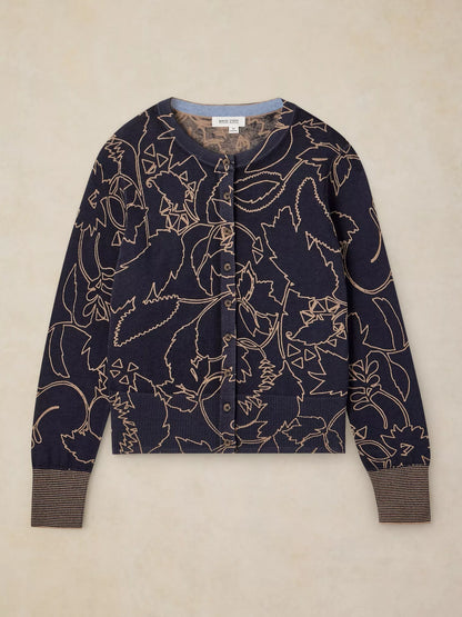 White Stuff Lois Print Cardigan