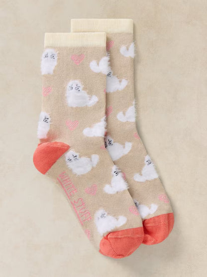 White Stuff Cat Socks