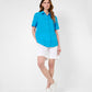 Brax Vel Short Sleeve Linen Blouse