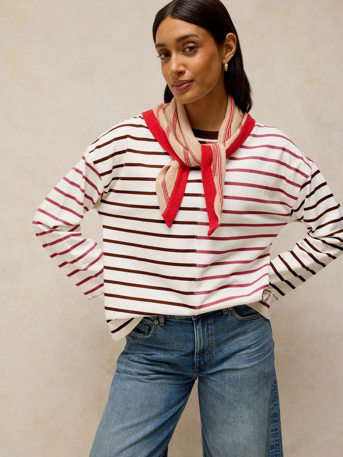 White Stuff Kim Stripe Top