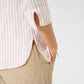 Brax Vicki Stripe Linen Shirt