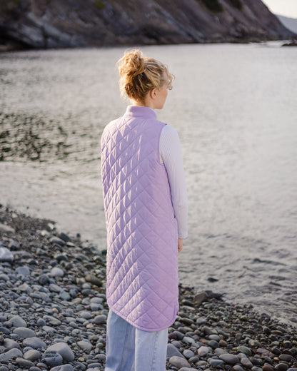 Mernini Quilted Long Liner Vest