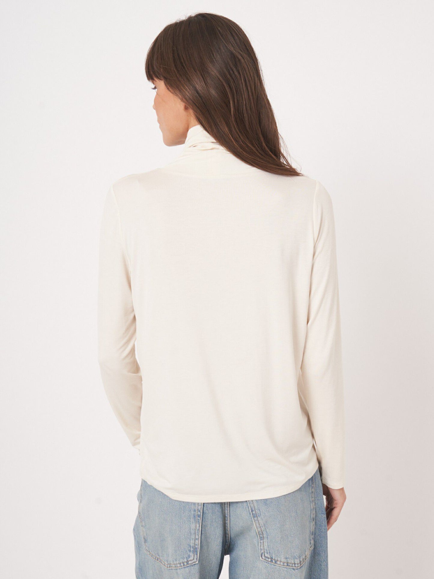 Repeat Light Turtleneck Layer top