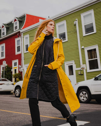 Mernini Quilted Long Liner Vest