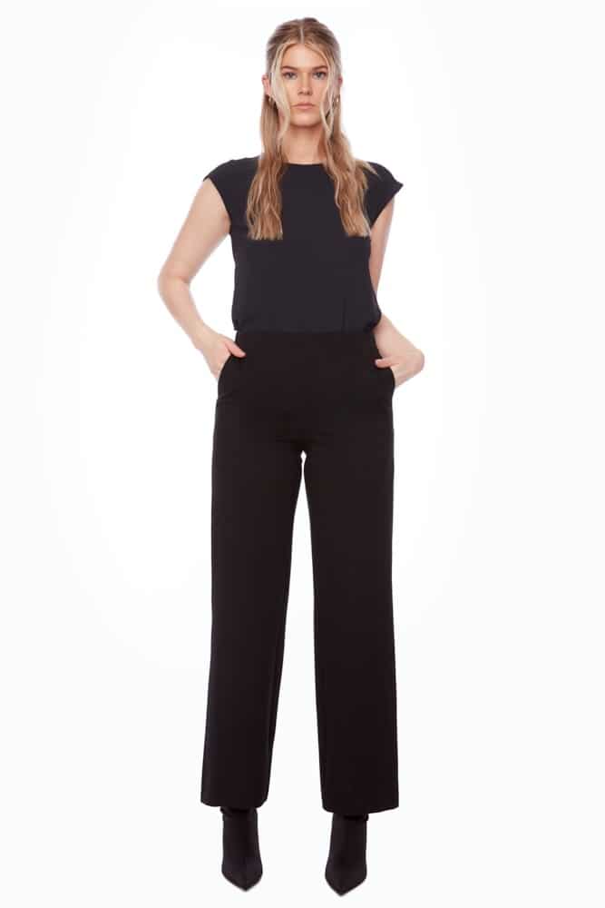 UP! High Rise Ponte Wide Leg Pant