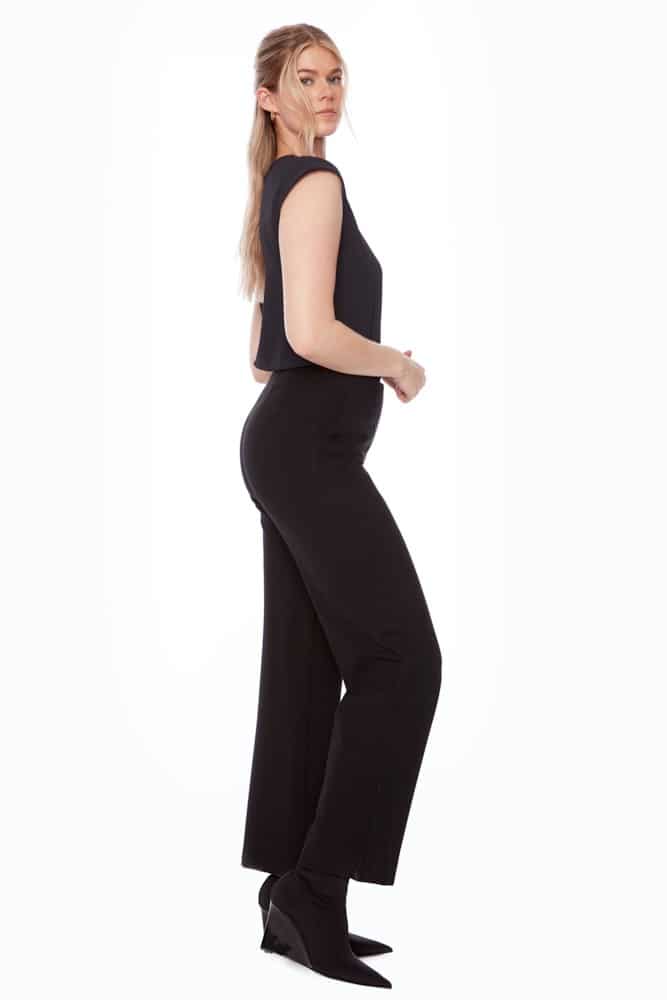 UP! High Rise Ponte Wide Leg Pant