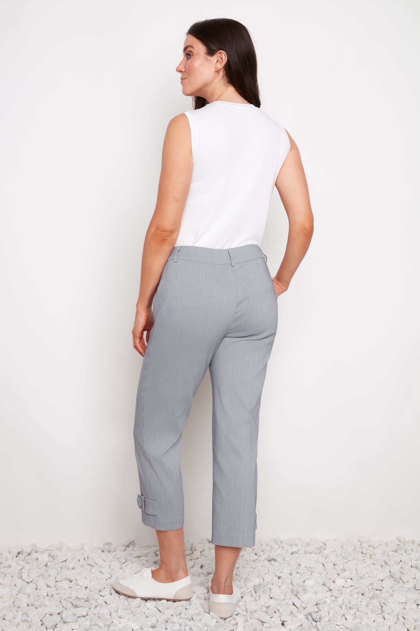 UP! Techno Stripe Crop Pant