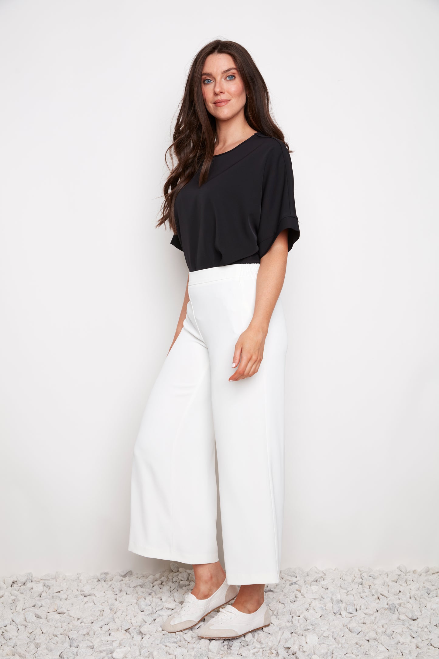 UP! Vegan Silk Wide Leg Pant