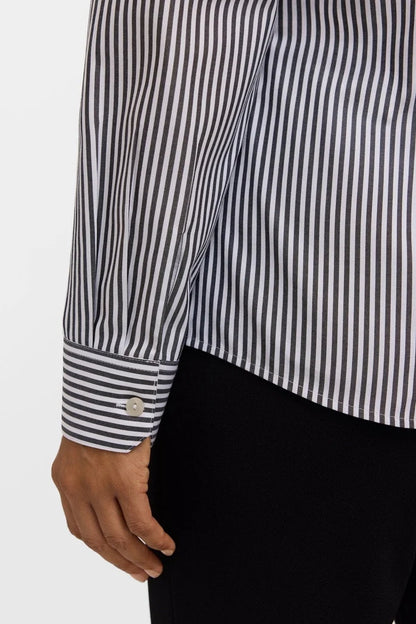 Foxcroft Dianna Pinpoint Oxford Stripe Shirt