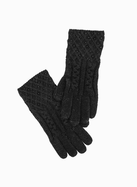 Mitchie's Cable Knit Sparkle Glove