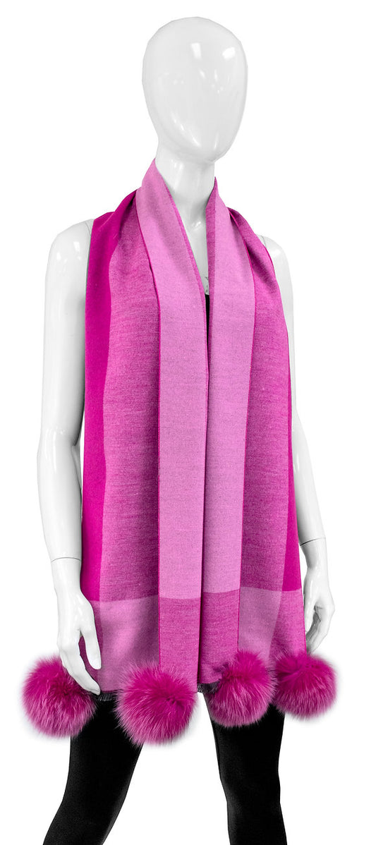 Mitchie's Woven Colour Block Scarf