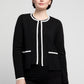 BYLYSE Contrast Trim Cardigan