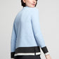 BYLYSE Mock Neck Fine Knit Sweater