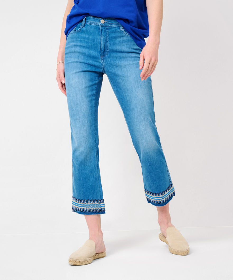 Brax Mary S Embroidered Hem Jean