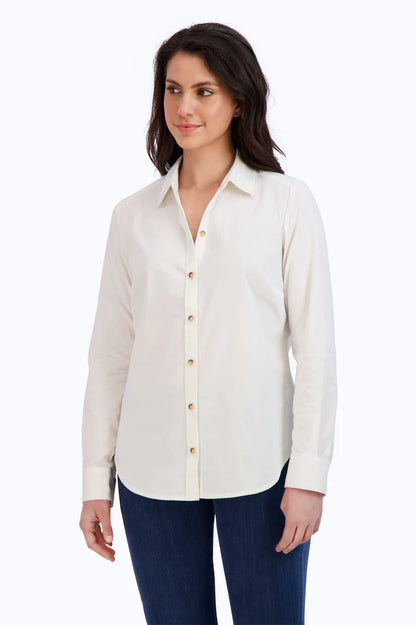 Foxcroft Haven Pinwale Corduroy Shirt