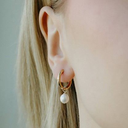 Pearl Hoops