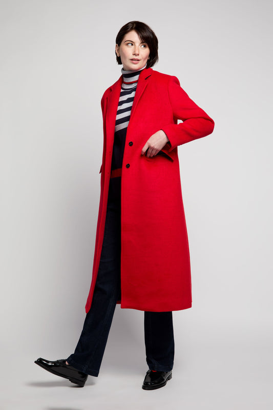 BYLYSE Long Wool Blend Coat