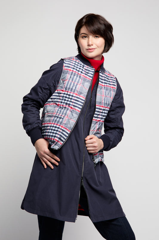 BYLYSE Long Coat with Layer Vest