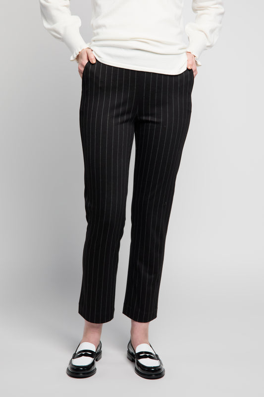 BYLYSE Stripe Slim Ankle Pant