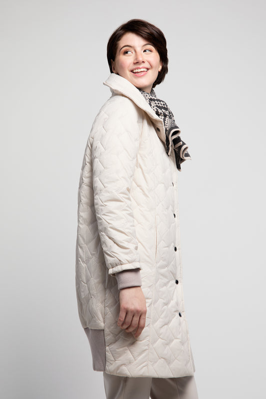 BYLYSE Long Quilted Coat