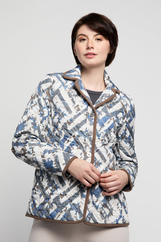 BYLYSE Printed Quilt Jacket