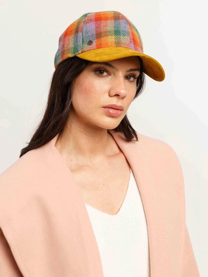 Lovenich Multi Colour Plaid Baseball Cap