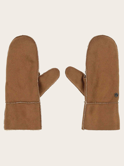 Lovenich Suede Mittens with Sherpa