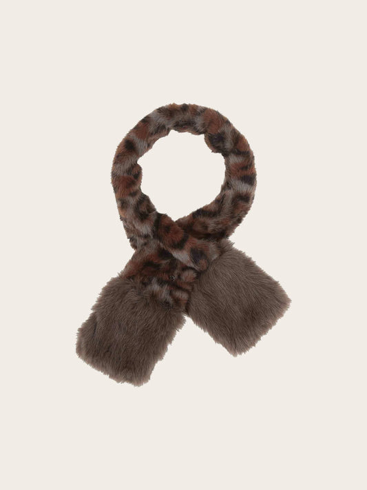Lovenich Leopard Faux Fur Scarf