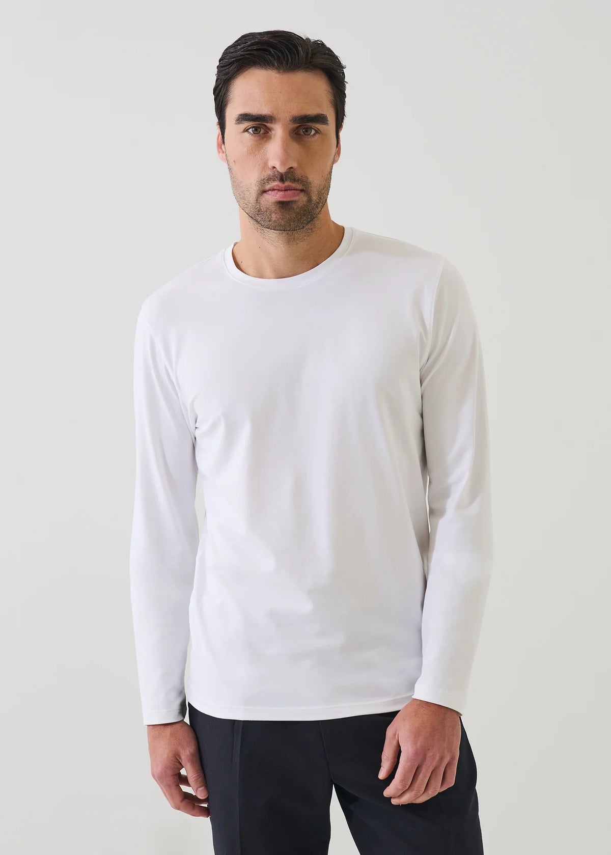 Patrick Assaraf Iconic Crew Long Sleeve