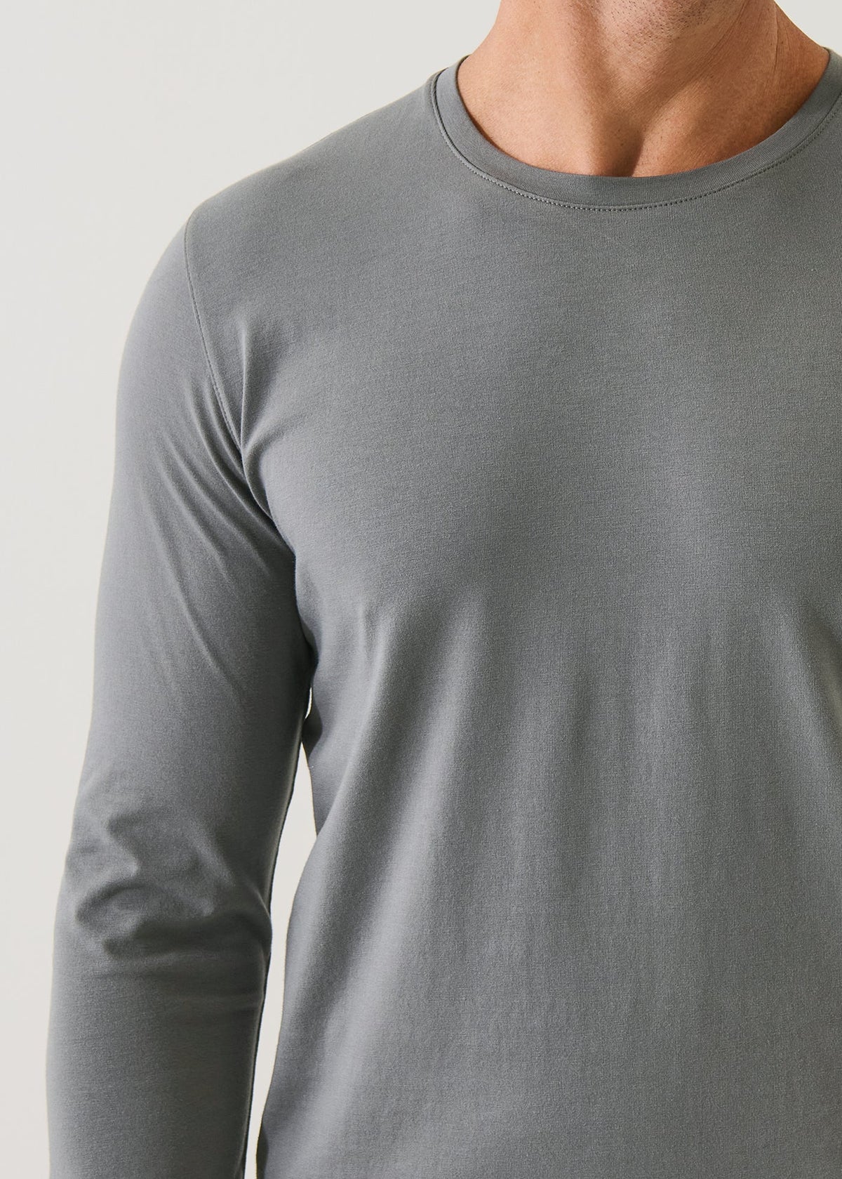 Patrick Assaraf Iconic Crew Long Sleeve
