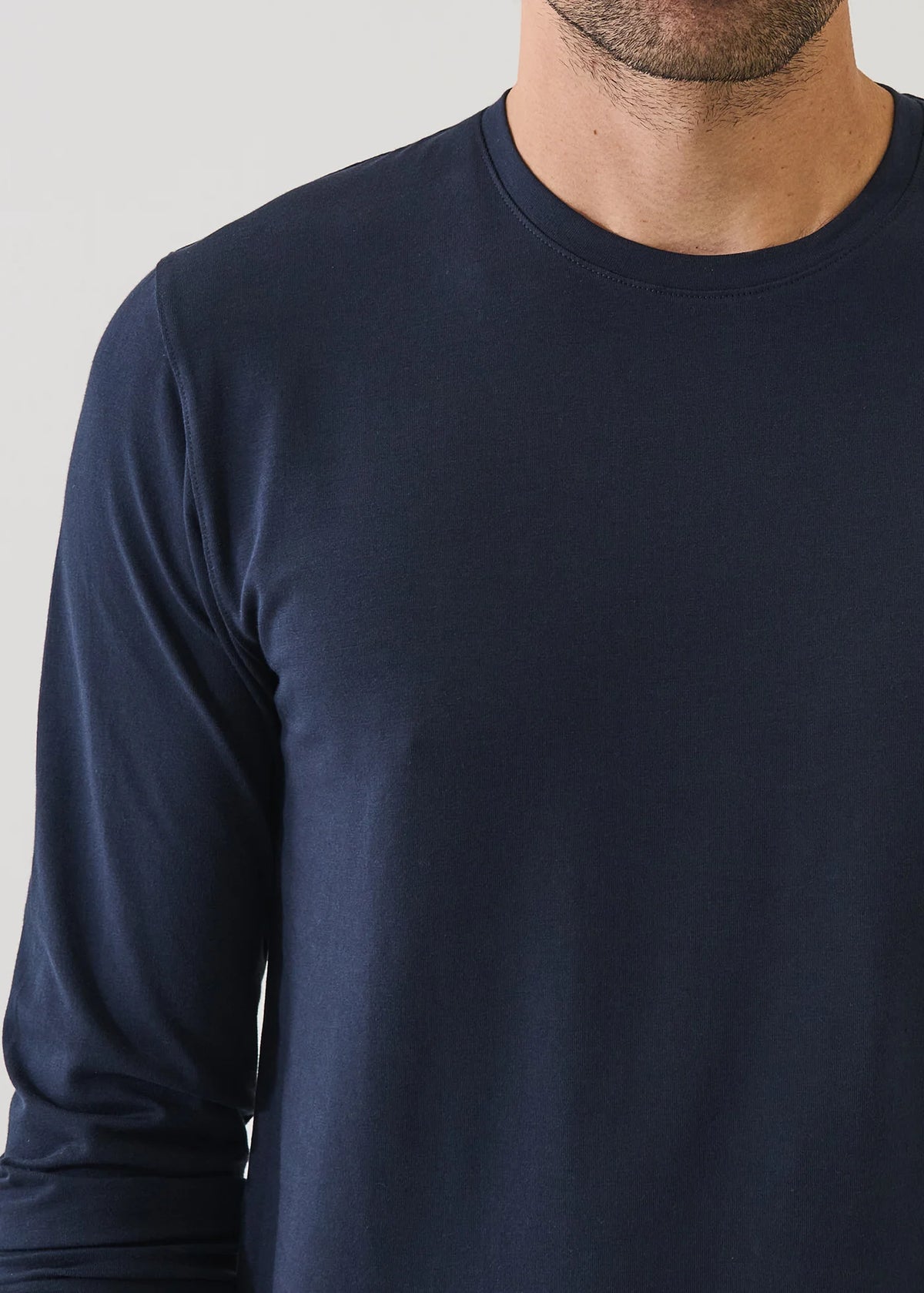Patrick Assaraf Iconic Crew Long Sleeve