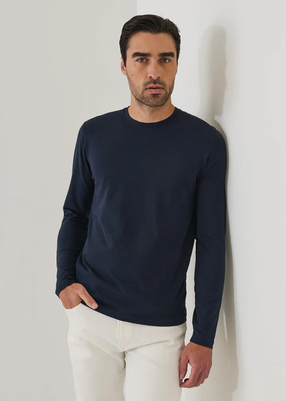 Patrick Assaraf Iconic Crew Long Sleeve