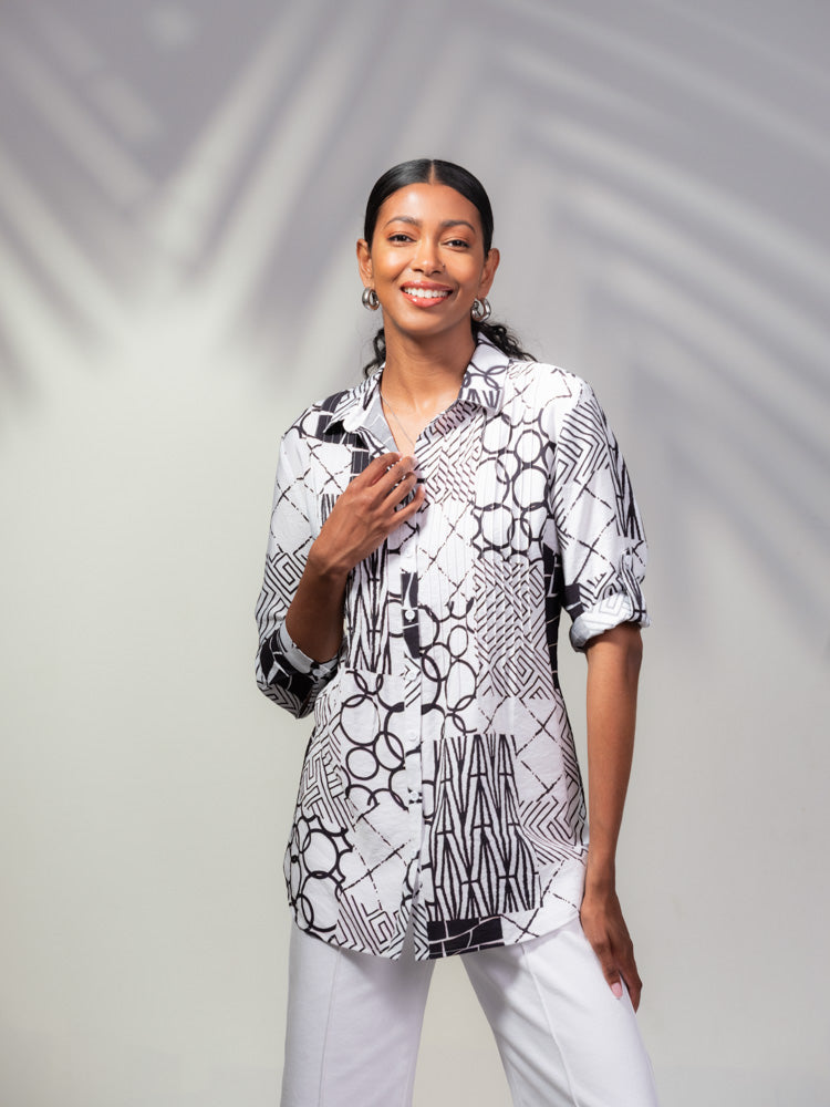 Alison Sheri Printed Shirt