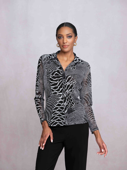 Alison Sheri Print Blouse