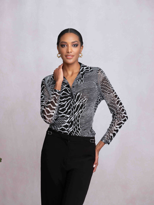 Alison Sheri Print Blouse