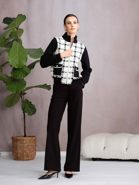 Alison Sheri Zip Front Cardigan